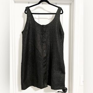 Banana Republic Metallic Tweed Mini Dress Sz 18 NWT